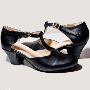 Zapato ensayo cuero ecológico modelo tira del talle 34 al 41