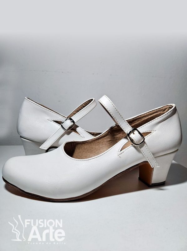 Zapato de ensayo blanco